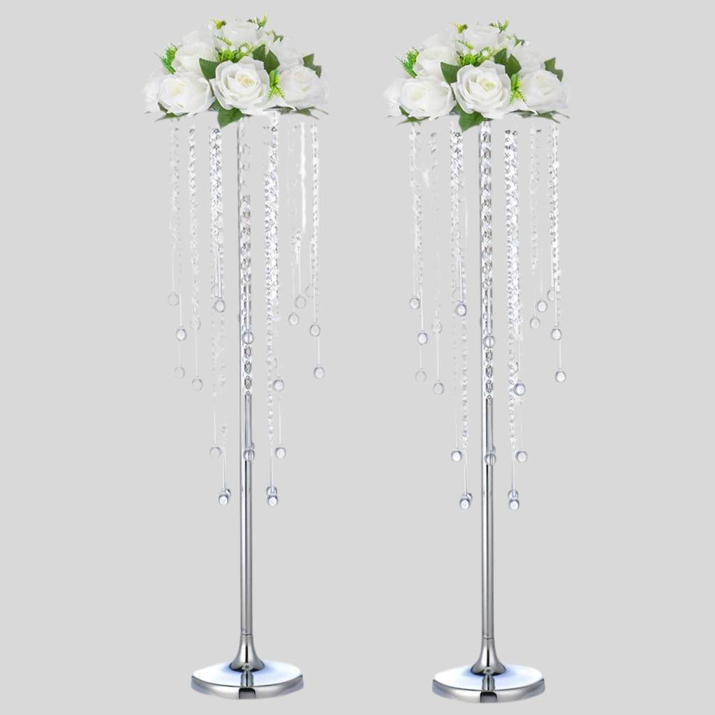 Flower Centerpieces for Wedding Tables - with Chandelier