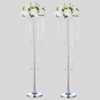 Flower Centerpieces for Wedding Tables - with Chandelier