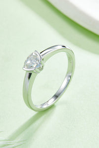 Moissanite 925 Sterling Silver Solitaire Ring Luxurious Weddings