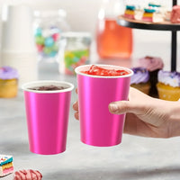 Metallic Pink Paper Cups - Elegant Party Supplies Party Supplies Luxurious Weddings