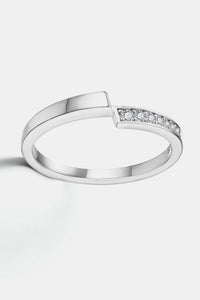 Moissanite 925 Sterling Silver Ring Luxurious Weddings