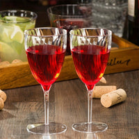 96pcs Clear Plastic Goblets – Perfect for Any Occasion Tableware Luxurious Weddings