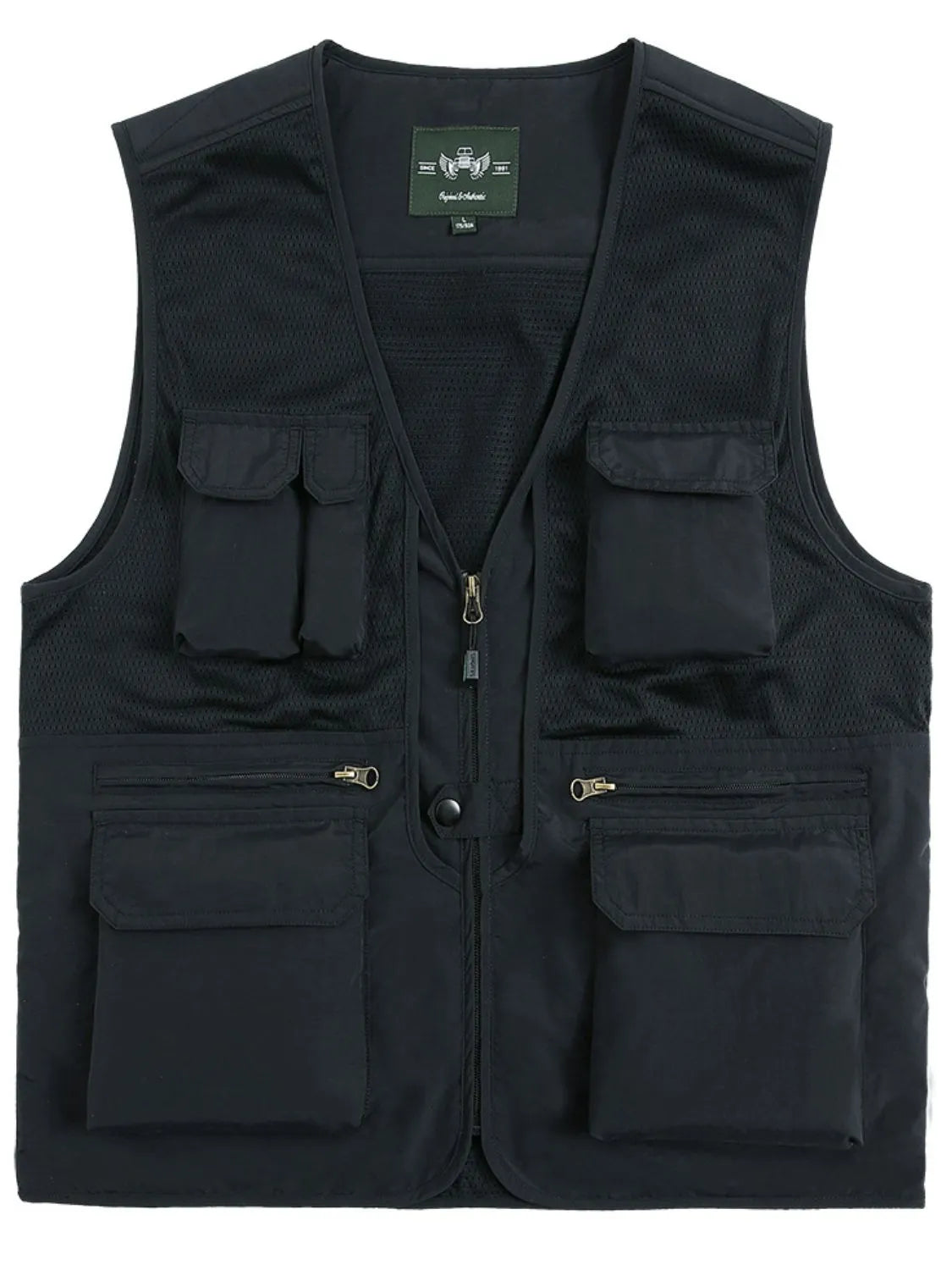 Men's Plus Size Zip Up Vest Luxurious Weddings