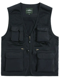 Men's Plus Size Zip Up Vest Luxurious Weddings