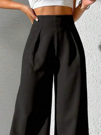 Wide Leg High Waist Pants Pants Luxurious Weddings