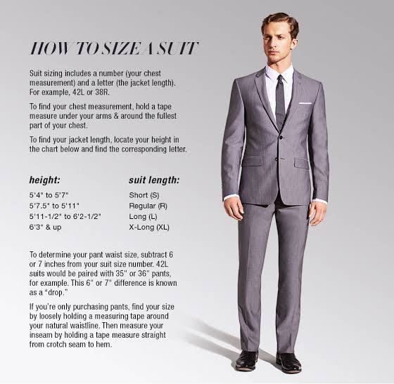 suit size guide 