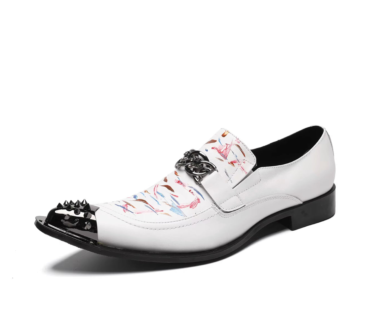 Men’s White Loafers | Spike