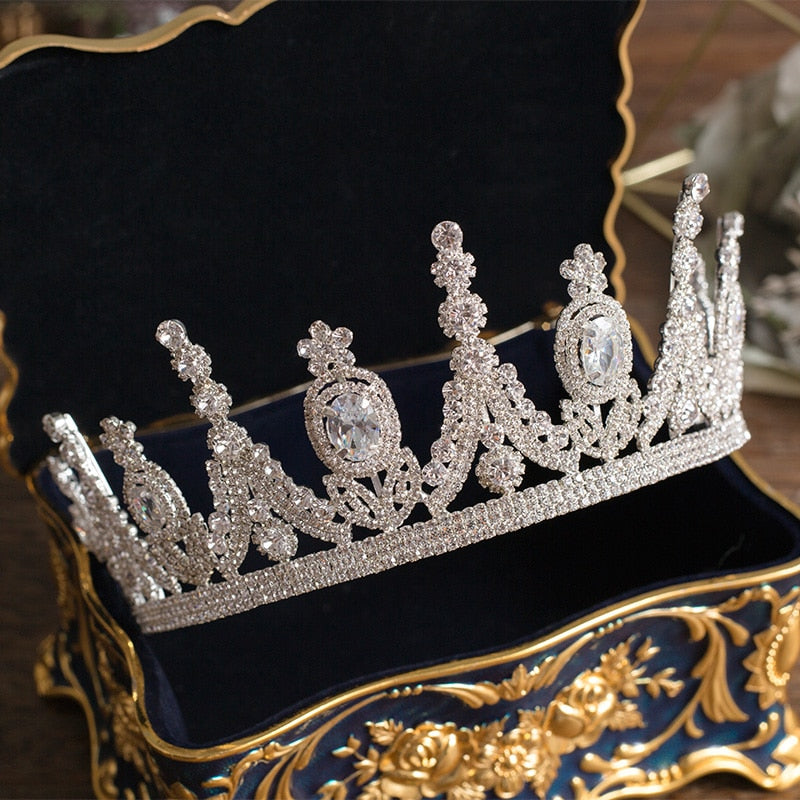 a tiara in a box on a table