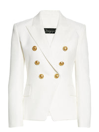 Lapel Collar Long Sleeve Blazer blazer Luxurious Weddings