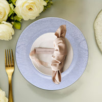 40pcs Elegant Round Plastic Charger Plates Tableware Luxurious Weddings