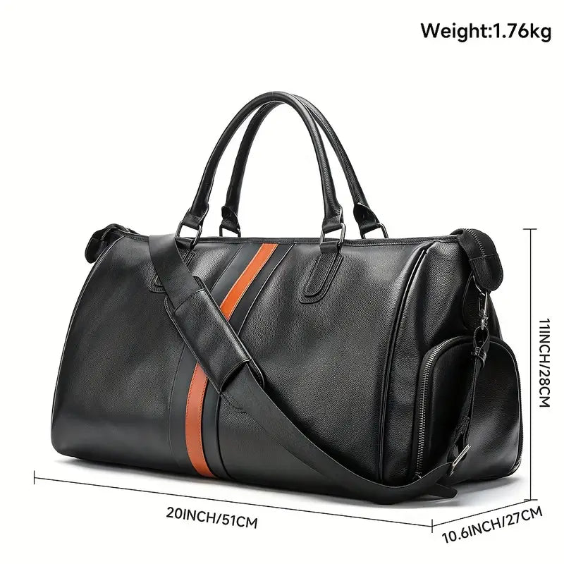 Premium Genuine Leather Travel Bag Travel Bag Luxurious Weddings