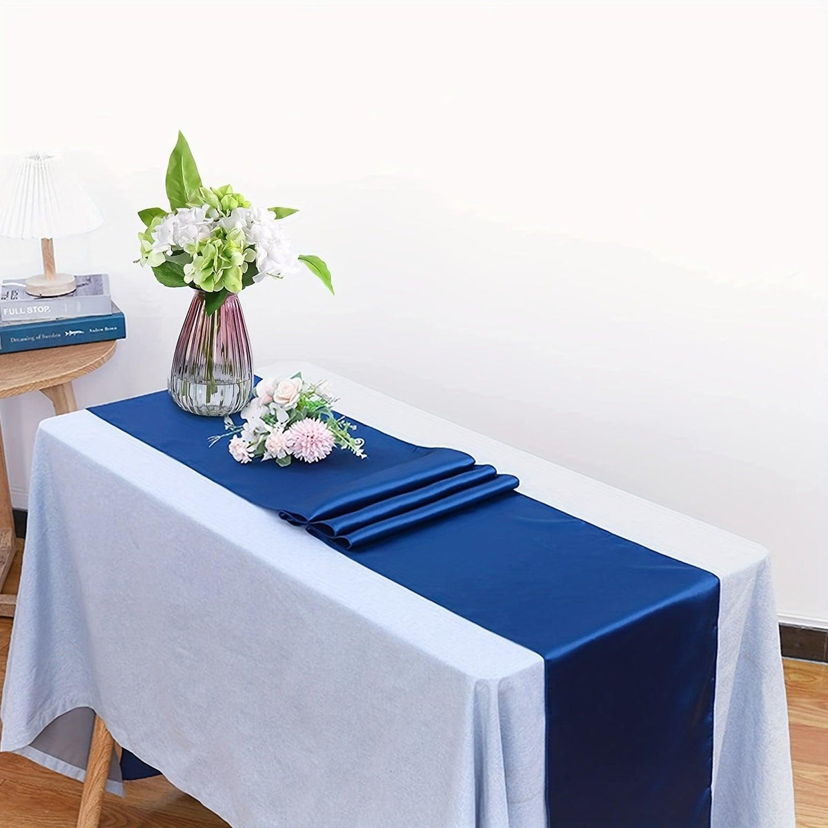 10-Pack Colorful Satin Table Runners - Perfect for Weddings, Luxurious Weddings