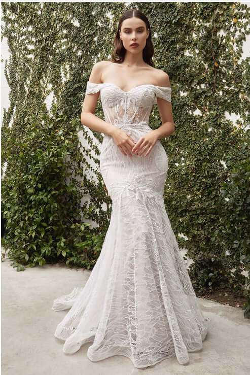 Maria Lace Mermaid Wedding Dress Wedding Dress Luxurious Weddings