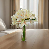 Artificial Lilies – Bulk | Yellow Artificial Lillies Luxurious Weddings