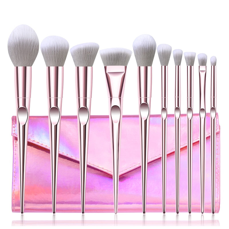 10Pcs Eye Makeup Brushes Set Sculpting Power Brushes makeup brushes