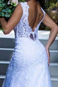 Exquisite Lace Mermaid Bridal GownLuxurious Weddings