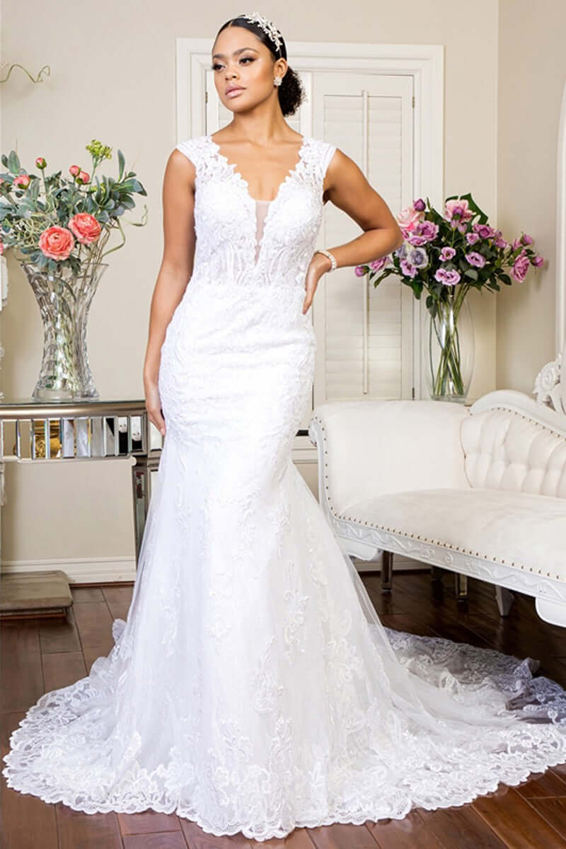 Exquisite Lace Mermaid Bridal Gown Luxurious Weddings