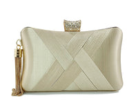 Tassel metal woven diamond Evening Bag Handbags Luxurious Weddings