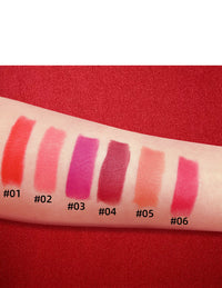 6 Colors Luxury Platinum Waterproof Matte Long Lasting Makeup Lipstick Luxurious Weddings