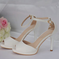 Stiletto High Heeled Open Toe Women's Sandals With A Buckle Strap Stiletto