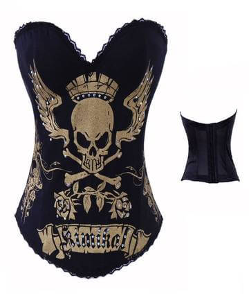Golden Skull Corset, Palace High-End Corset Corset Luxurious Weddings