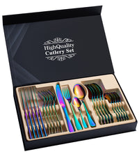 Stainless Steel Cutlery Set 24-Piece Gift Set