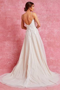 Sweetheart Sleeveless A-Line Train Luxurious Weddings