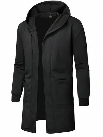 Open Front Hooded Coat Luxurious Weddings