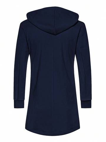 Open Front Hooded Coat