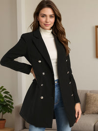 Lapel Collar Long Sleeve Blazer blazer Luxurious Weddings