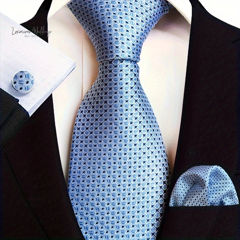 Stylish Paisley Tie & Waistband Set Necktie Luxurious Weddings