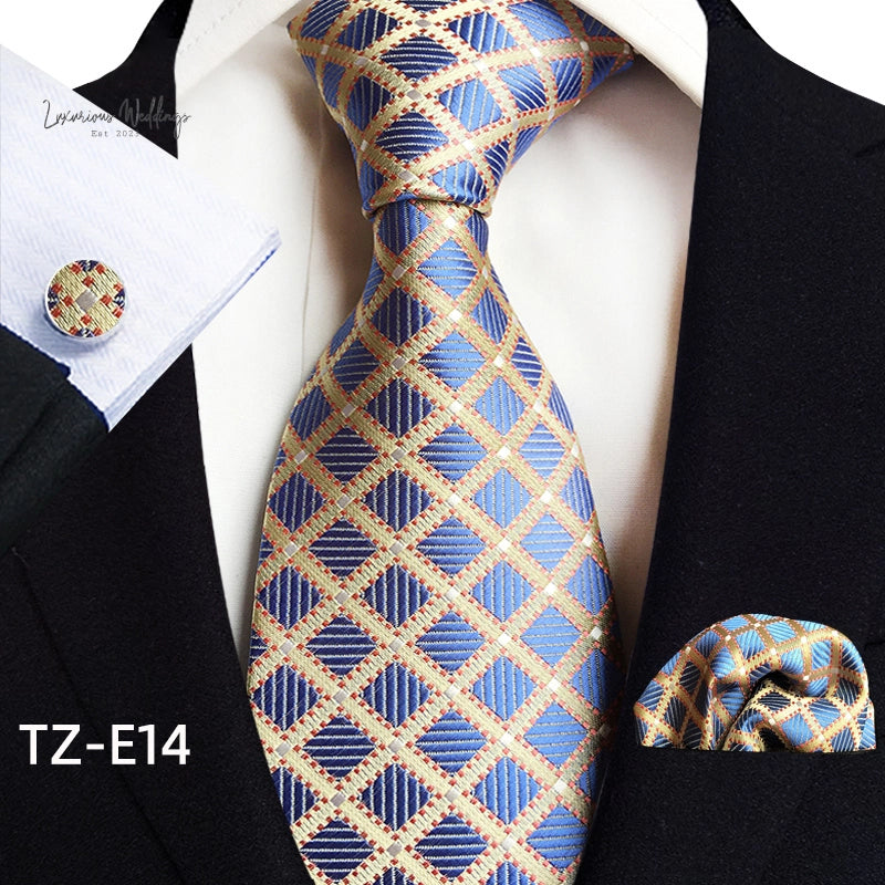 Stylish Paisley Tie & Waistband Set Necktie Luxurious Weddings