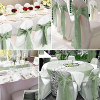 50pcs Satin Wedding Chair Sashes Chair Sashes Luxurious Weddings