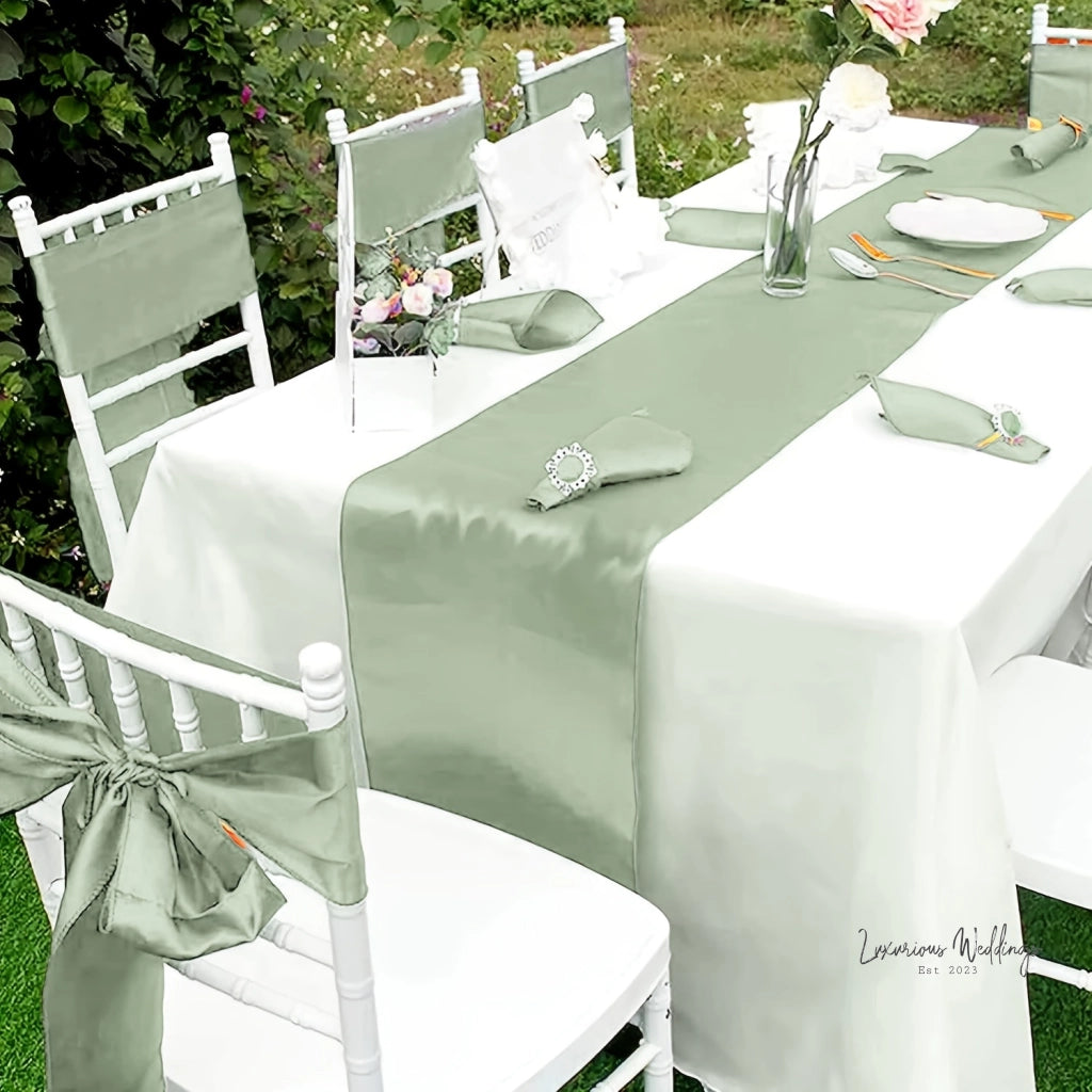 50pcs Satin Wedding Chair Sashes Chair Sashes Luxurious Weddings