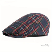 Vintage Plaid Striped Newsboy Cap for Men - Gatsby Themed Wedding Accessory Hat Luxurious Weddings
