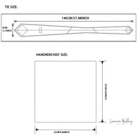 Men's Paisley Tie Gift Set - 5 Pc with Cufflinks & Scarf Tie Set Luxurious Weddings