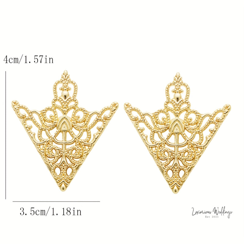 Vintage Collar Buckle Pin - Royal Alloy Design Suit Accessories Luxurious Weddings