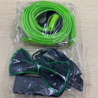 Light Up LED Suspenders and Bow Tie Set - Perfect for Parties and Weddings Supspenders Luxurious Weddings