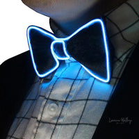 Light Up LED Suspenders and Bow Tie Set - Perfect for Parties and Weddings Supspenders Luxurious Weddings