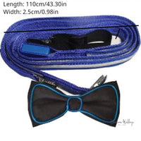Light Up LED Suspenders and Bow Tie Set - Perfect for Parties and Weddings Supspenders Luxurious Weddings
