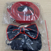 Light Up LED Suspenders and Bow Tie Set - Perfect for Parties and Weddings Supspenders Luxurious Weddings