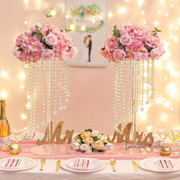 Acrylic Vase Stands - Elegant Wedding Centerpieces - 2 Pcs centerpieces Luxurious Weddings