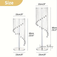 Acrylic Vase Stands - Elegant Wedding Centerpieces - 2 Pcs centerpieces Luxurious Weddings