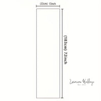 White Gray Marble Table Runner - 13''x72'' Table-Runner Luxurious Weddings