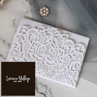 Wedding Invitation Suite with RSVP Cards - Luxurious Weddings