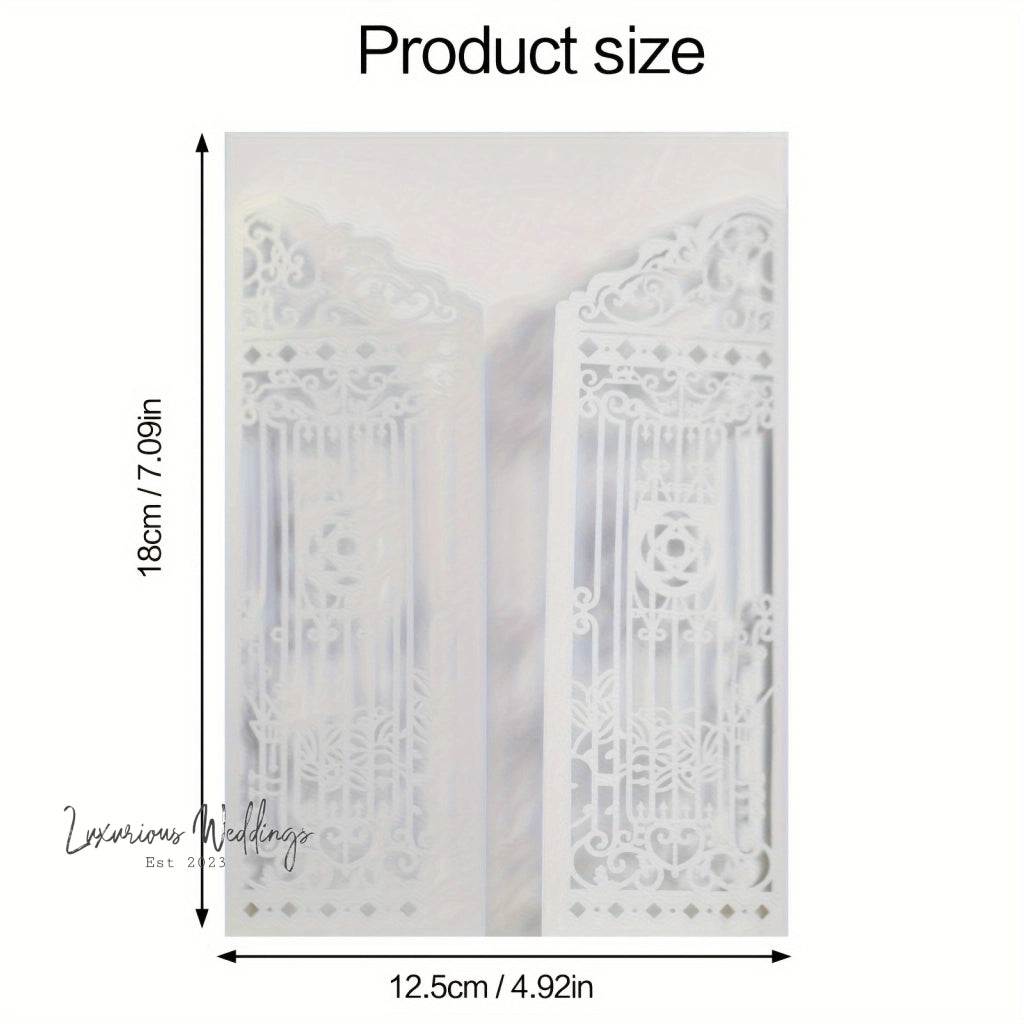 the product size of a pair of white door panels