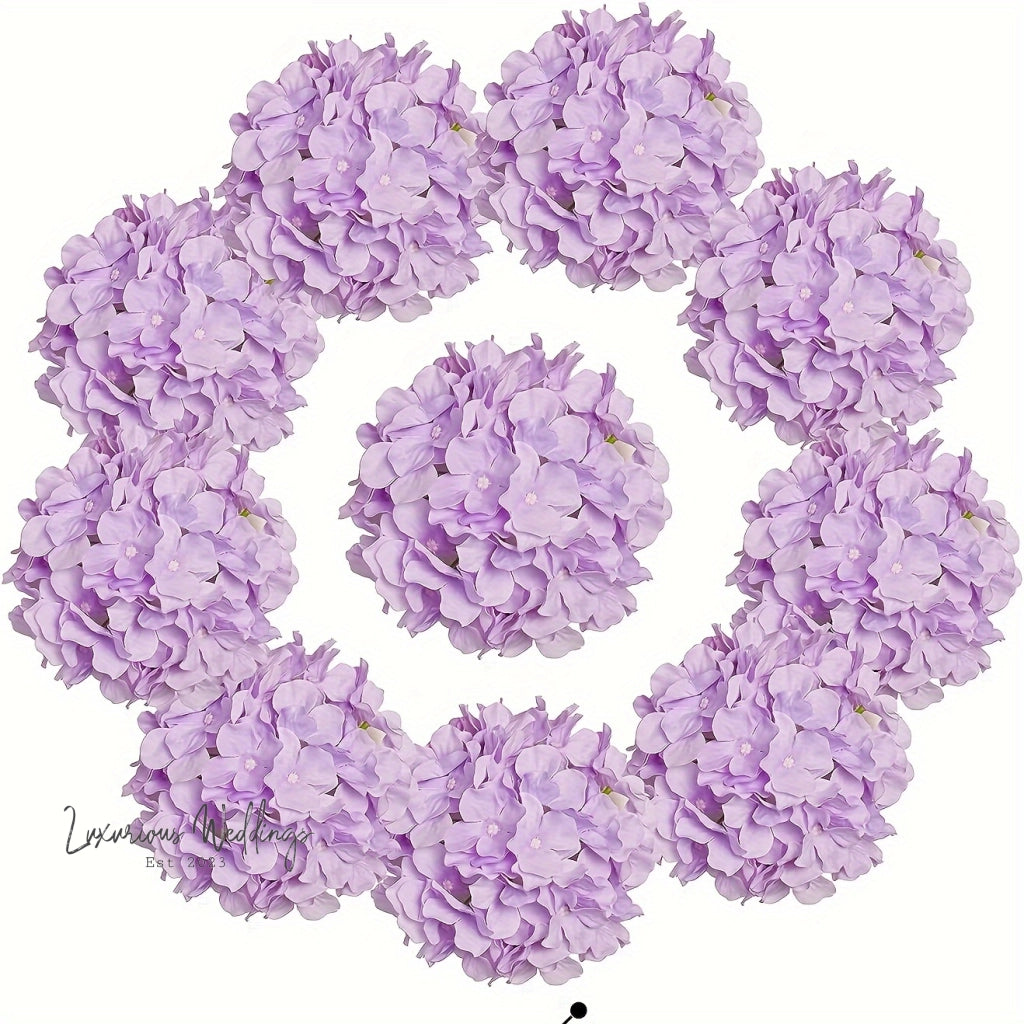 a circle of purple flowers on a white background