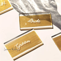 50 Acrylic Place Cards - Perfect for Any Occasion! Luxurious Weddings