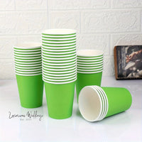 Plastic Party Cups 25pcs Green Party Cups - Perfect for Weddings, Parties, and Holidays! Luxurious Weddings