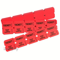 200 Red Raffle Tickets - Perfect for Events, Rewards, Fundraisers & Prizes! Luxurious Weddings